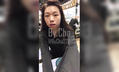 調教大神@查小理 - 母狗吳晗 餐廳露出+車內ZW (2)