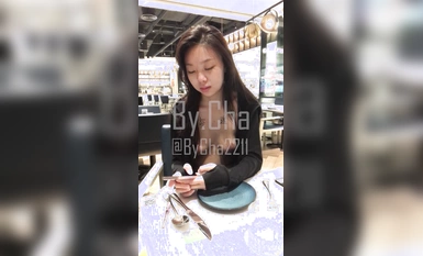 調教大神@查小理 - 母狗吳晗 餐廳露出+車內ZW (2)