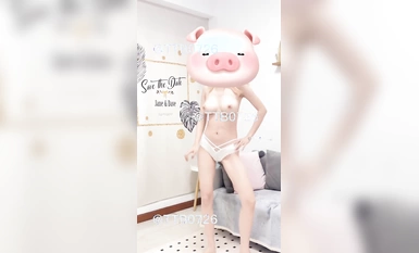 Phúc lợi ngực đẹp Ji@baibai khiêu vũ khỏa thân + hẹn hò với bộ sưu tập view lợn vàng (18)