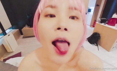 เผยโมเดลคนดังทางอินเตอร์เน็ต @Acupbaby Onlyfans scale view 1 (11)