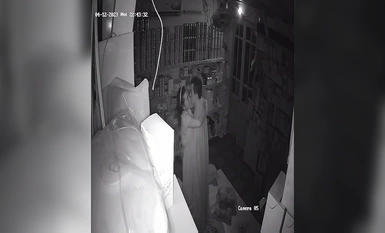 2023 Newest Hacker Hacking Home Camera Sneak Peek Pop Collection Little Brother Standing Without Condom Screwing Daughter-In-Law's Pussy Cum Runs All Over The Place (15)