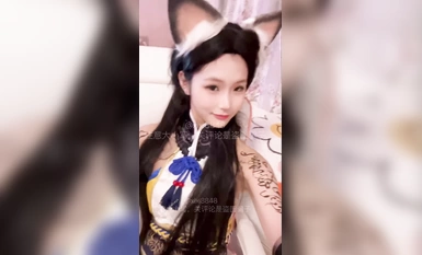 Ang napakagandang Internet celebrity na "Treasure Girl" na may bayad na external group video ay nag-leak, mapang-akit na hubad na sayaw at daing na pinagsama-samang koleksyon ni Ziwei (3)