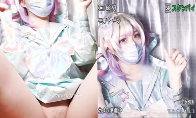 青春無敵 推特人氣極品蘿莉可甜可鹽百變舞姬【嗨醬】高價定製完結，裸舞、懟臉紫薇⭐視覺沖擊 (25)