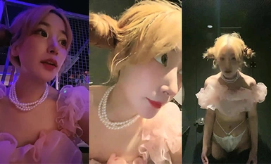 和幾個舔狗線下見面，火鍋店內開干，【喬寶快噴啊】，廁所大炮，酒吧和戶外自慰噴水，真是膽大包天 (7)