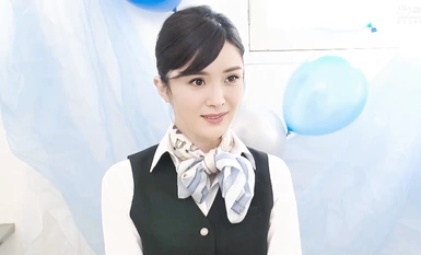 楊冪新一期的跑男為了節目效果黑絲空姐裝挑戰各種體位