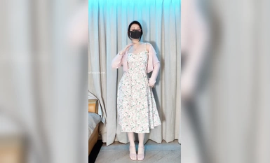 抖音網紅反差母狗『奶咪Naimi』最新六月新作裸舞《小惡魔+美人魚》性感換裝 超清4K (4)