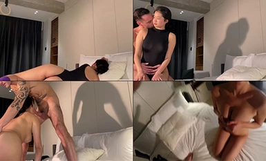 韓國洪島美女模特與她的大洋馬男友自拍，無套做愛，太騷了！