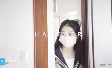 Lolita Harimau Putih "Xiao Qi Ruan Rakan Sekelas" Kakak saya sangat comel, JK stoking putih panjang gadis nafsu tulen rambut panjang dan pinggang pic punggung memek merah jambu tidak berbulu