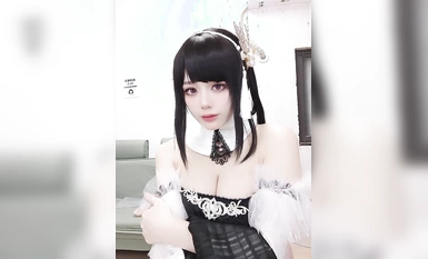 Jiuyan & Heytea Bời lời Cube Azur Lane Zhenhai Đôi trắng và đen (6)