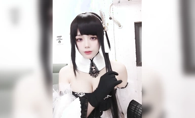 Jiuyan & Heytea Bời lời Cube Azur Lane Zhenhai Đôi trắng và đen (5)