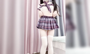 DYTV雙馬尾網紅@蔡小熊(小野櫻)土豪定製尺度新作7套合集 (8)