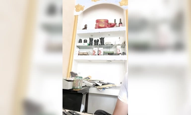 Pertunjukan Kebajikan Skala Tapak Penggambaran Model Pelacur Putih (2)