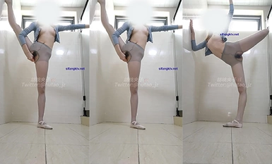 [Độ tương phản tuyệt vời❤️Top Body] Ballerina "The Nutcracker" Fallen Goddess Khiêu vũ khỏa thân và tình dục mới nhất❤️Các tư thế khó khác nhau, Tình dục lạ mắt, Creampie, Cực khoái, Ngựa một mảnh lụa xám (9)