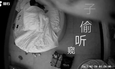 Tayangan perdana Taiwan [Fluorstone Cloud] Pasangan di hotel bilik tidur bulat merah jambu berhampiran pelajar kolej (4)