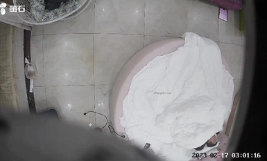 Tayangan perdana Taiwan [Fluorstone Cloud] Pasangan di hotel bilik tidur bulat merah jambu berhampiran pelajar kolej (1)