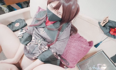 ผู้มีชื่อเสียงทางอินเทอร์เน็ตคุณภาพสูง @ เพื่อนที่ดีที่สุดของน้องสาวตุ๊กตาเทพธิดาชื่อดัง "Ma Su'er" คอลเลกชัน COS Genshin Walnut