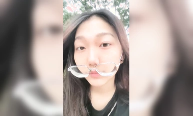 越來越瘋狂了，【小野貓】，G奶學妹，健身房裡偷偷露出，回到家裡，樓梯間正裸露 (6)