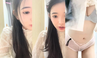 Kecantikan sekolah susu Suzhou G kembali! 【Saya bukan gadis sekolah】Payudara cantik seputih salji~Faraj gemuk berair (13)