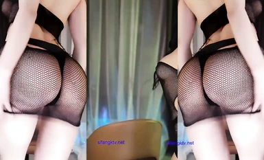 虎牙主播桃一客製騷舞裸舞