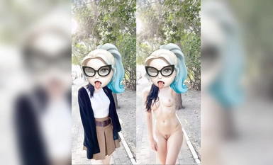 一键脱衣前后对比，满足一切对身边女性的幻想。