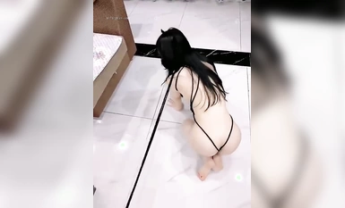 กระต่ายเซียวหลิงตัวเมียของ Koyu Koro ชักและพ่นอย่างต่อเนื่องโดยไม่มีถุงยางอนามัย (1)