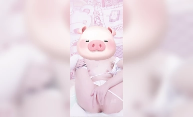 Gadis sekolah comel cos video melancap