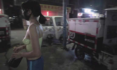 廣州白雲區 模特@小K彩繪街頭露出 (2)