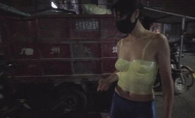 廣州白雲區 模特@小K彩繪街頭露出 (3)