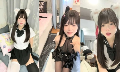 Kumakagat ng puding ang 2D kawaii sweet girl (6)