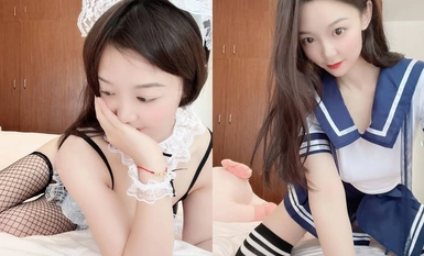 ネットの純粋な美しさ 赤いコントラスト ミス [5ポイントポイント]オフラインプライベートシュート、わいせつな音波言語プライベートクローズアップ紫茄子紫水白パルプパン（2）