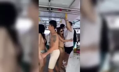 頂級富豪遊艇上的淫亂聚會太爽了有錢人真會玩