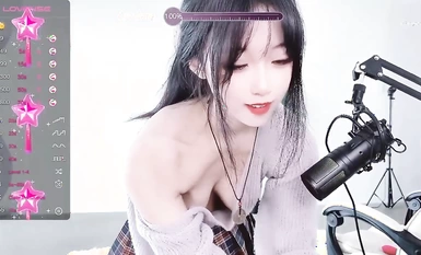 Dalisay at magandang anchor @mmii-mmii (Qiu_Kiyomi) hubad na sayaw na standard welfare show (6)