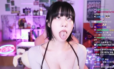 韓國女主播 배라소니 baerasoni 最初阿黑顏 アヘ顔(2)