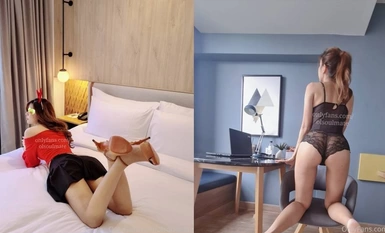 Unimpeachable nine-headed body vest line long legs ultimate cuckold wife [osoulmate] private shoot end, and more than a single male group P promiscuity, the image of the goddess of such a contrast (4)