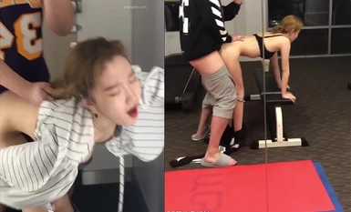 黃頭發韓系風格長腿蜜臀美少女，和男友做愛長達半小時的小視頻集合！妹子顏值非常高 美腿修長，竟調教成母狗（2）