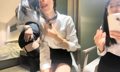 Tất chân dài và kính quyến rũ Yujie Diandian 520 Bộ sưu tập 20 giờ (7)