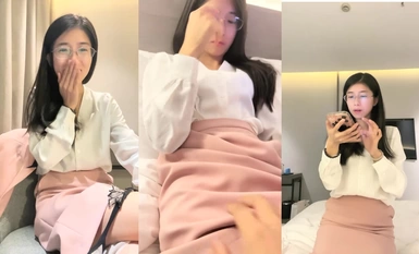 Vớ chân dài và đeo kính, em gái quyến rũ Diandian 520 Bộ sưu tập 20 giờ (6)