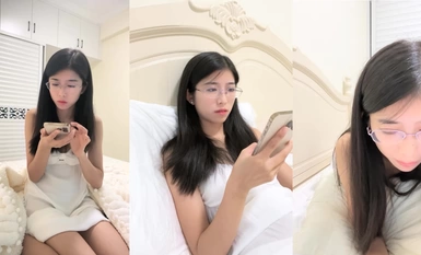 Vớ chân dài và đeo kính, em gái quyến rũ Diandian 520 Bộ sưu tập 20 giờ (2)