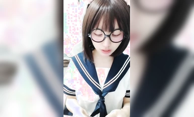 二次元高顏值校花嫩妹 是眼睛娘 (4)