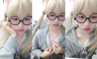 二次元高顏值校花嫩妹 是眼睛娘 (3)