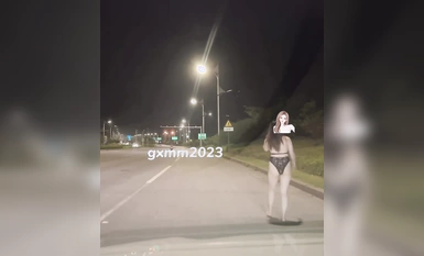 뚱뚱한 엉덩이 콘트라스트 암캐 팅 [Gxmm] 최신 헤비 스트리밍 다양한 야외 노출 와일드 배틀 치팅 섹시 내부 촬영 (5)