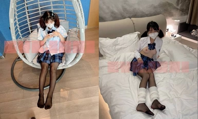 Twitterカワイイ純情科ロリ牝奴隷【ユウバオシブシブ】私服撮影、セーラー服娘に全種類の制服を食べさせる3Pオナニー強制ピンク乳デカ人型チビビビッチ総集編(2)