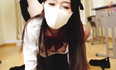 블랙 실크 여자 하이 보지 쉼터 JK 걸 섹시 꿀 엉덩이 섹시 실크 발 섹스 폭발 기저귀 샷 생 꿀 전복 매화 두 번 정액 고기 변기 개방