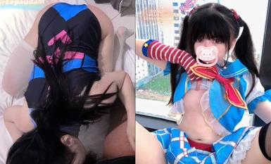 推特超極品合法卡哇伊稚嫩福利姬【Lepaudam】私拍二季，制服自慰與大個爸爸各種啪啪，年紀輕輕如此反差 合集（1）