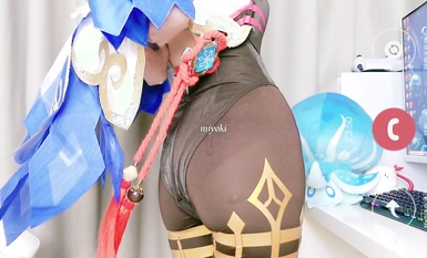 鈴木美咲(Misaki Suzuki) 原神COS大合集-甘雨篇（想要成為你的偶像） (2)