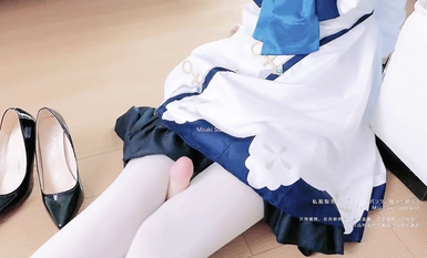 Misaki Suzuki Genshin Impact COS collection-Genshin Impact Barbara Shiras ช่วยตัวเองเดี่ยว