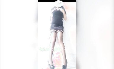 cuteli（曉琳）  黑絲絨吊帶