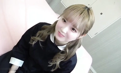 Pure double ponytail radish beauty [FC2-PPV-2711719] eat chicken popping smile really pretty little petite breasts small pink pussy by the multi-position no condom output internal injection full of abalone