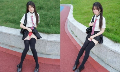 緊急企劃勁爆【小恩】稀缺內部萬元定製流出 JK少女戶外露出 樓道陽具抽插自慰 鮮嫩白虎香甜蜜汁 4K非常頂兄弟們