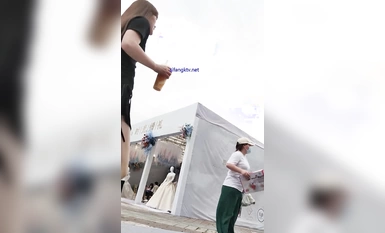 2023精選RKQ系列  商超戶外偷拍各路性感美女裙底風光推購物車美女漏出半個逼